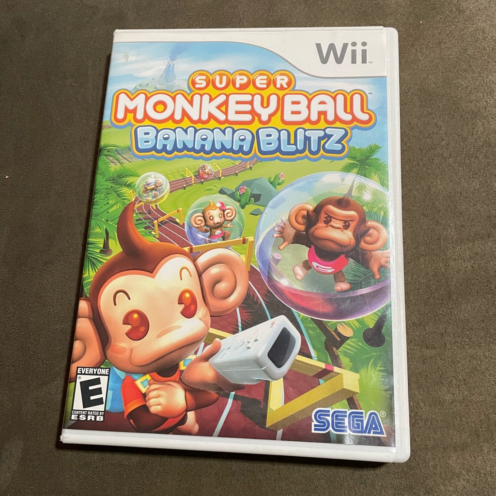 Nintendo Wii Super Monkey Ball Banana Blitz Game
